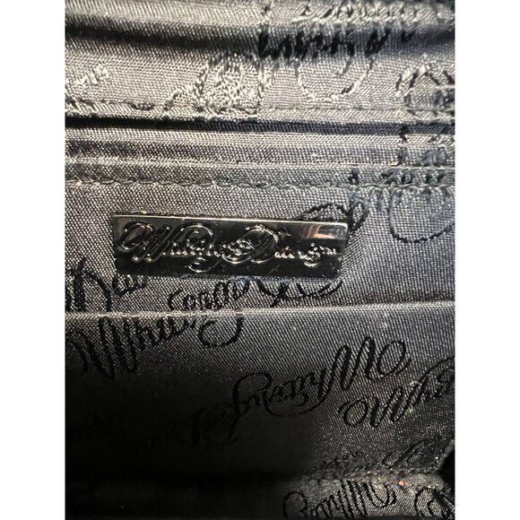 Whiting & Davis Black Rhinestone Evening Chain Clutch Metal Mesh Satin Interior - Picture 3 of 7